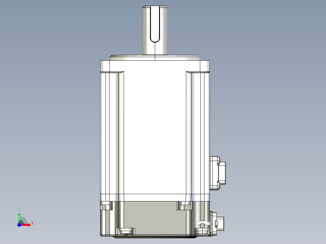 电机MS6H-60TH30B3-20P4.IGS前视图