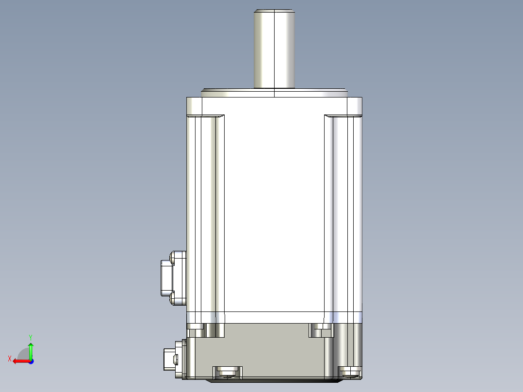 电机MS6H-60TH30B3-20P4.IGS后视图