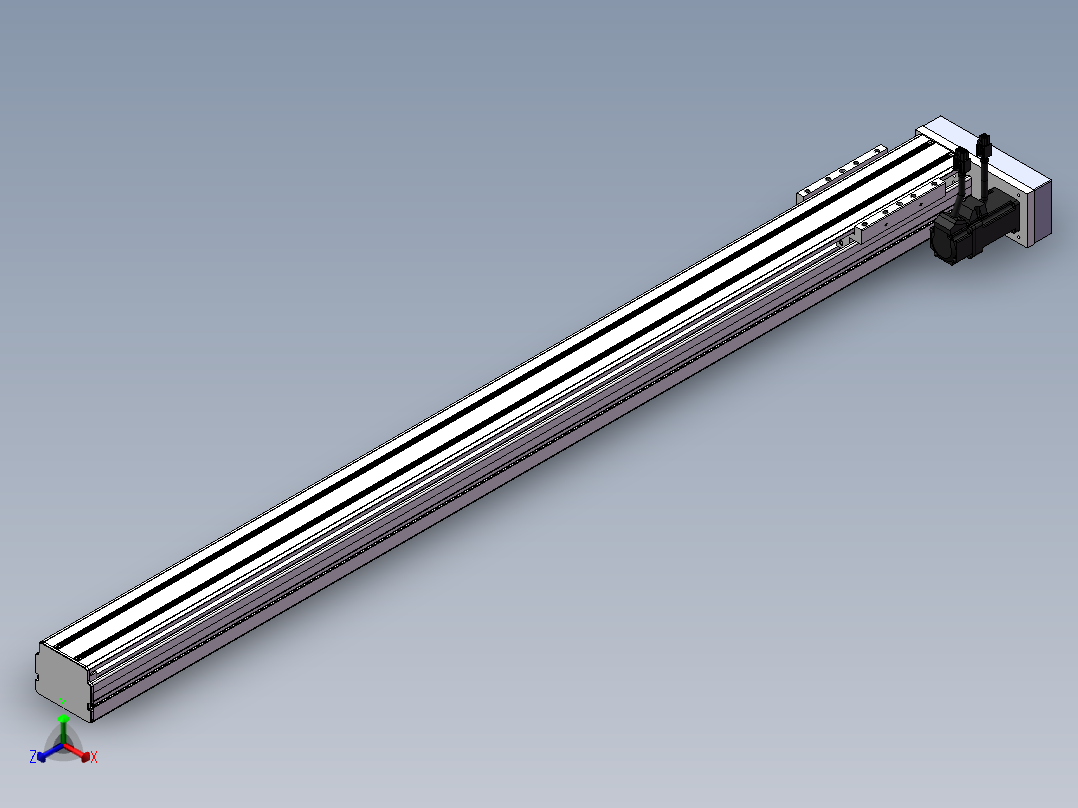 精密模组MY80D-T10-1050L-BR-P10B-C4-C正等轴测图