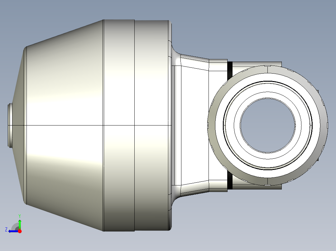 3DKMUICCP NC 气动隔膜阀，常闭，女性联盟结束，公制系列聚氯乙烯右视图