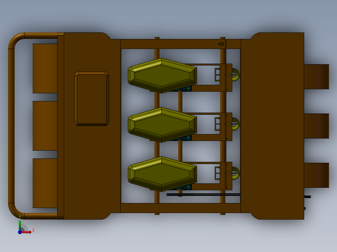 小型马铃薯播种机三维SW模型+CAD1281795===150前视图