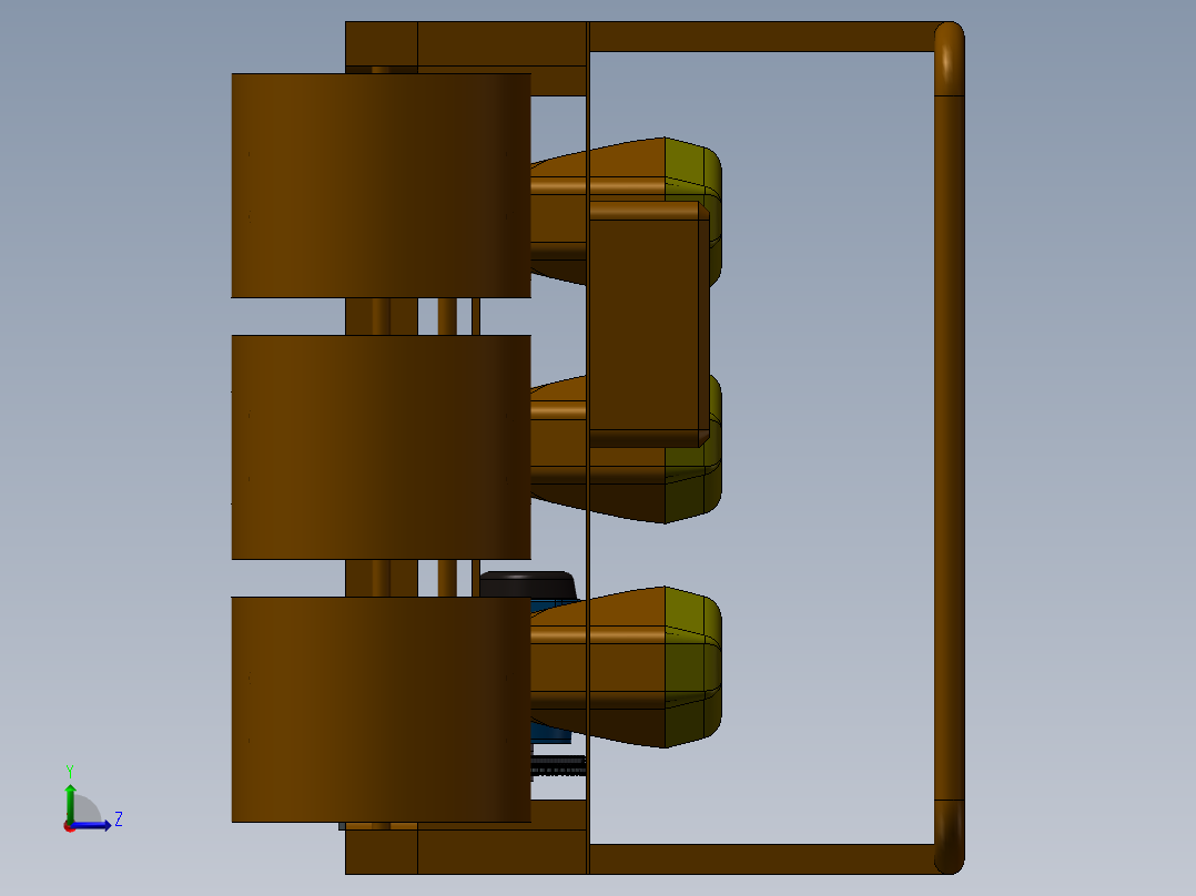 小型马铃薯播种机三维SW模型+CAD1281795===150左视图