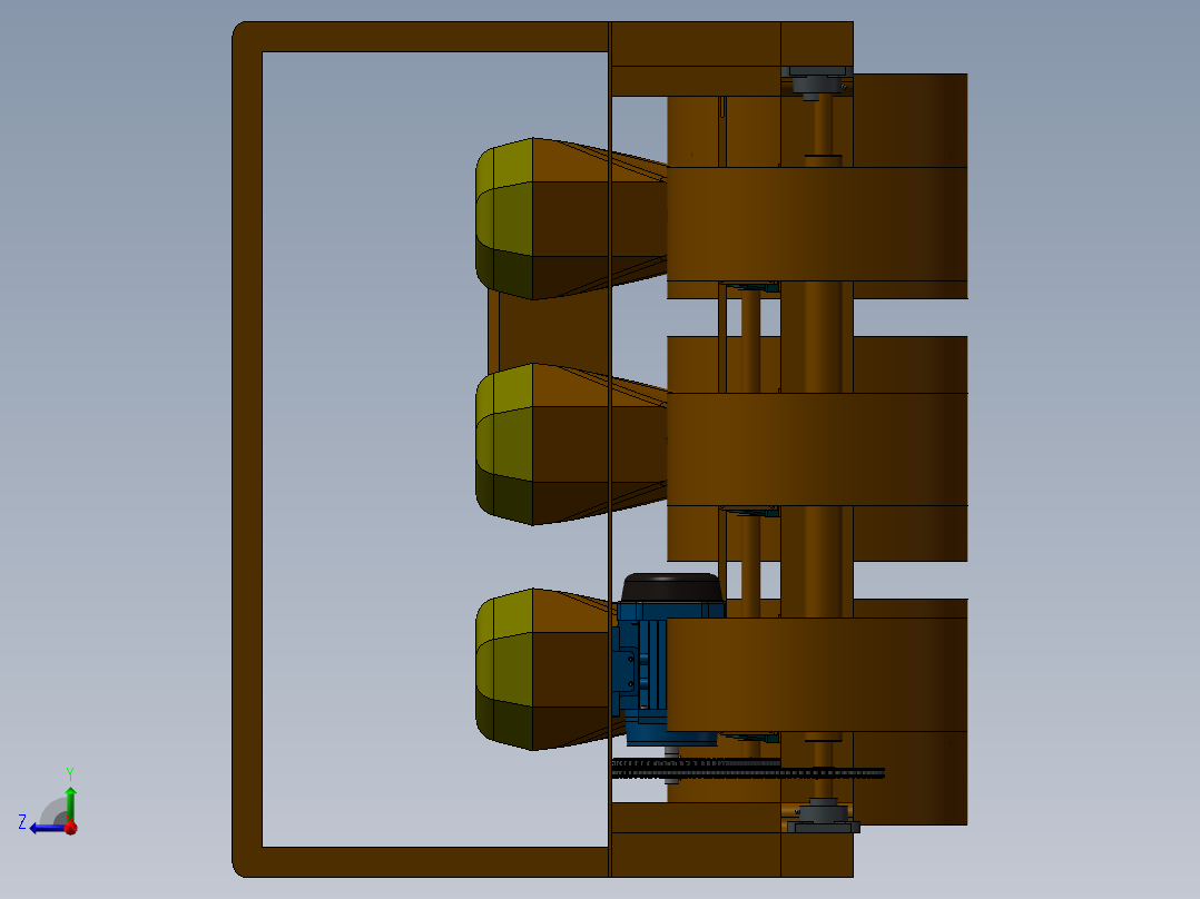 小型马铃薯播种机三维SW模型+CAD1281795===150右视图