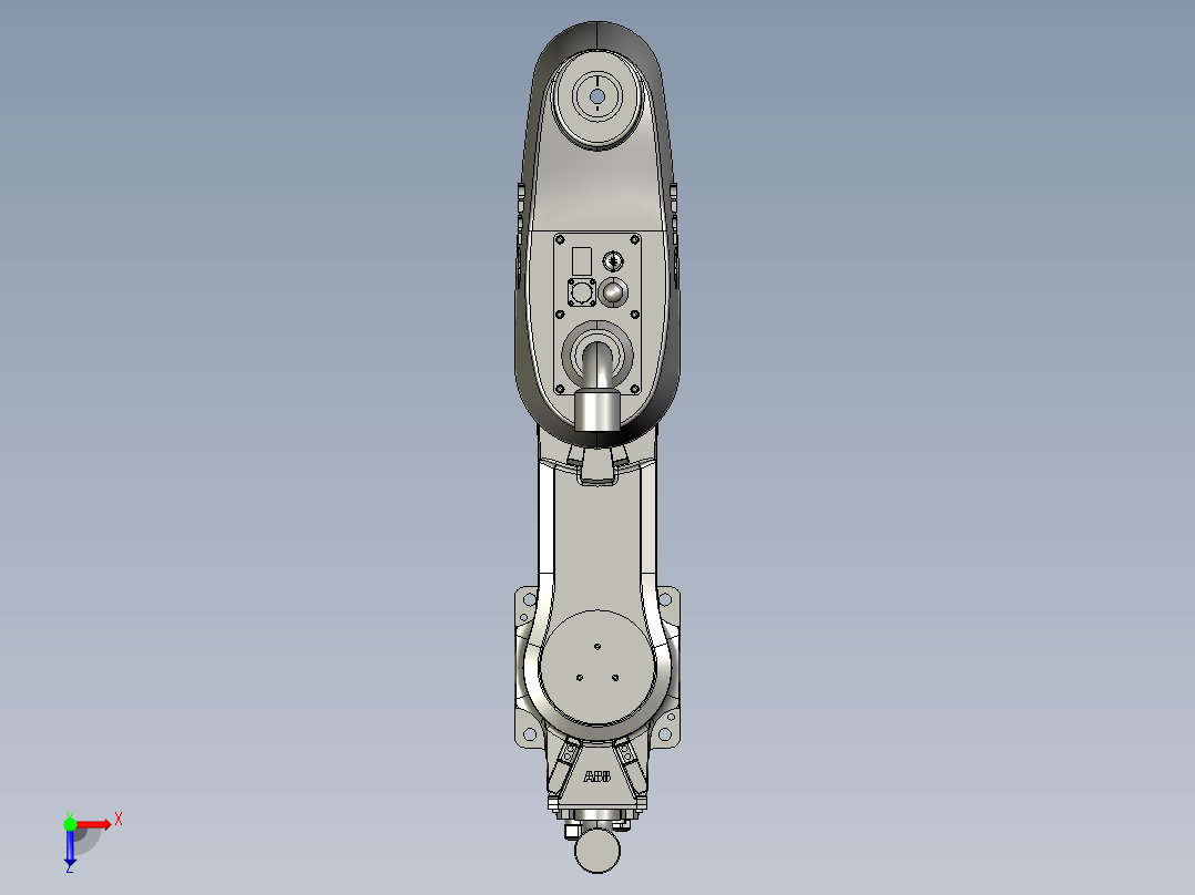 ABB全系列机器人3-3D模型 (14)俯视图