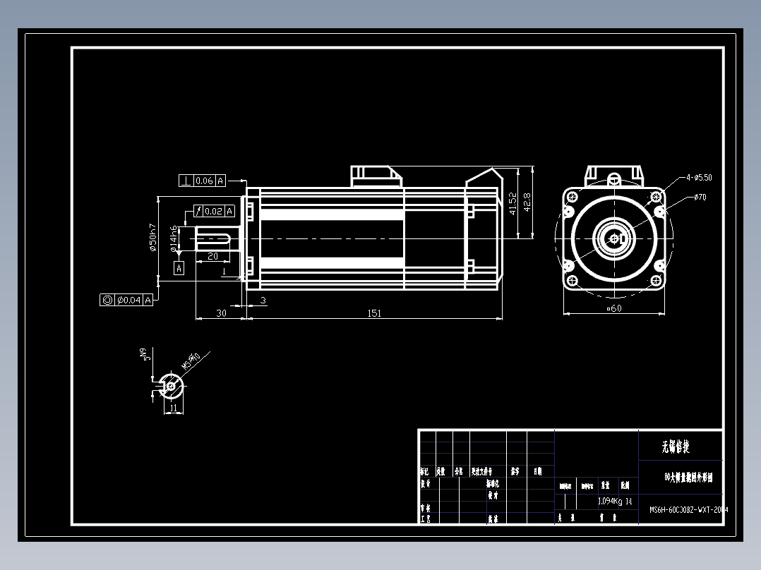 电机MS6H-60CS(M)30BZ1-20P4