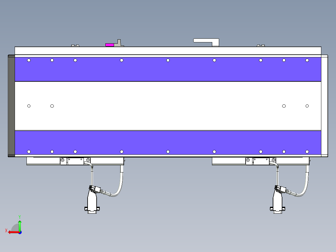 威洛博VL系列直线电机模组-2VL22H3-S150后视图