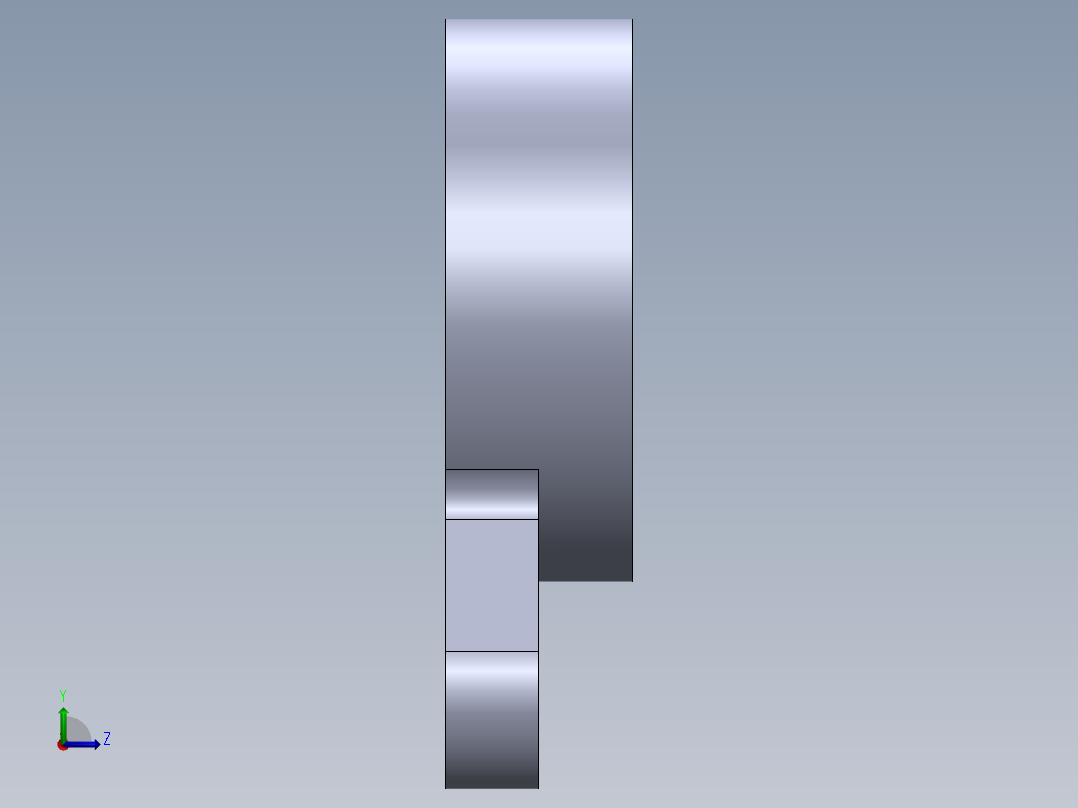 S44 防倒转离合器左视图
