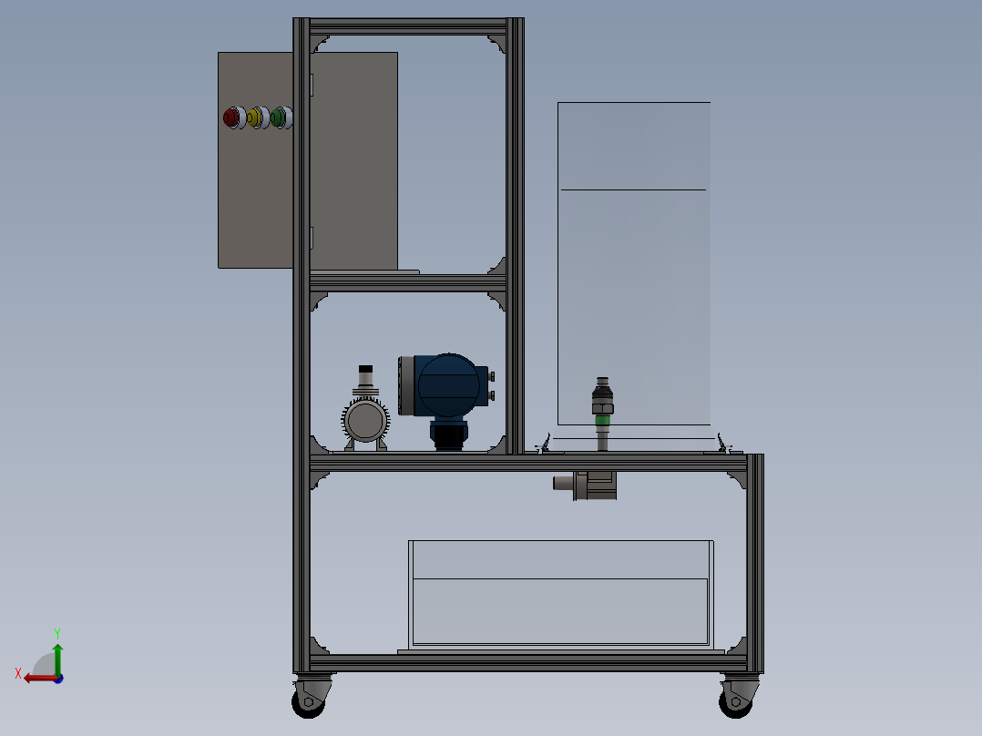 流量、压力和温度控制设备sw15后视图