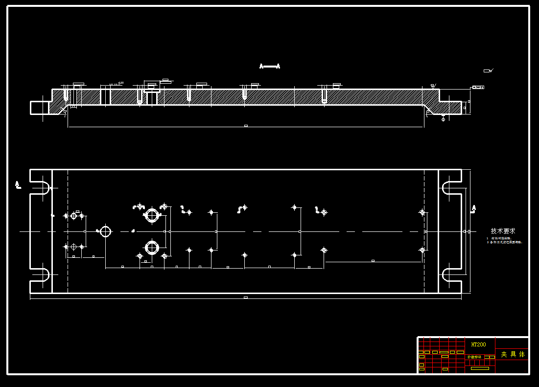 机械毕业设计-0083-工艺夹具-钻模体工艺规程及钻2-Φ6孔夹具设计