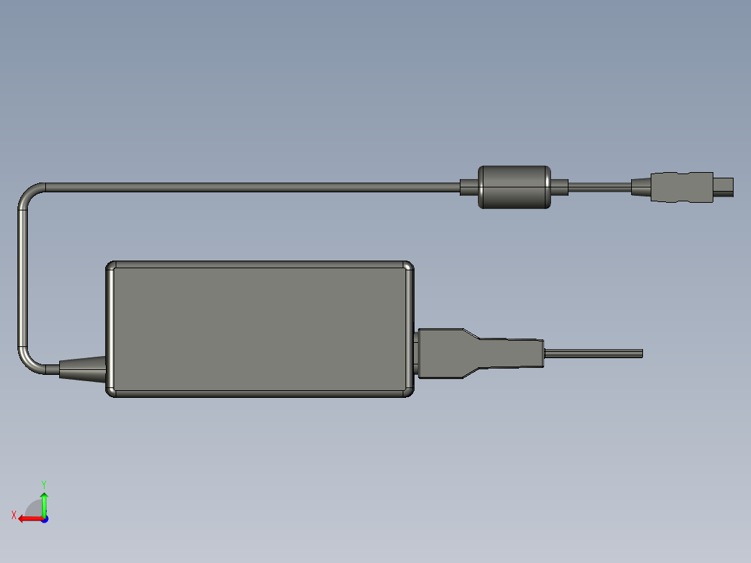 基恩士SJ-U2_eng_kc图纸模型后视图