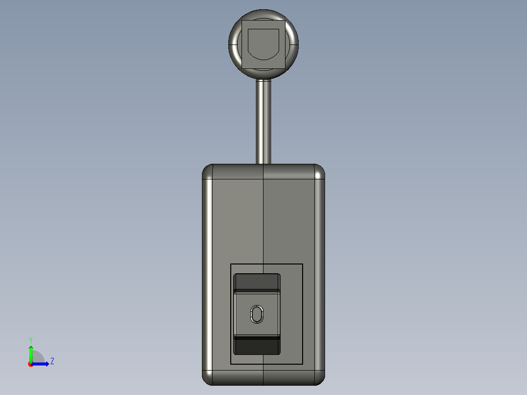 基恩士SJ-U2_eng_kc图纸模型左视图