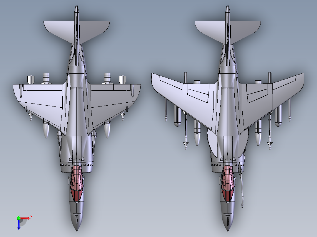飞机1 (14)俯视图