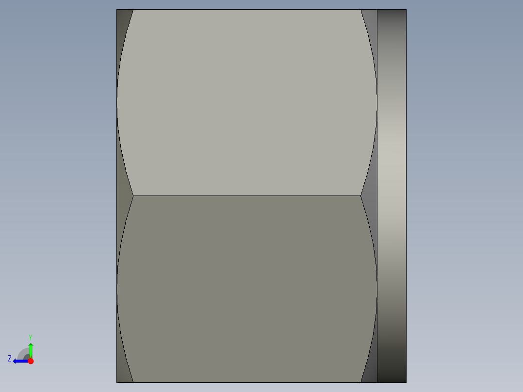 卡套式工业通用硬管接头12_bu-s右视图