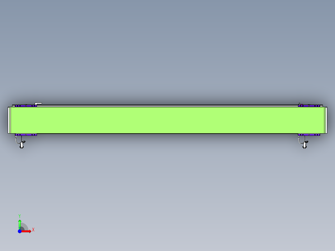 威洛博VL系列3d模型模组2VL22H2Y-S2150前视图