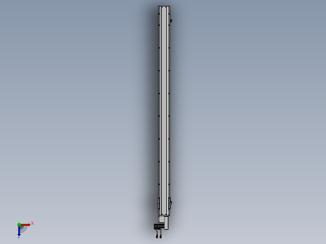 精密模组MT100-L78-1600-R-M10-C4俯视图