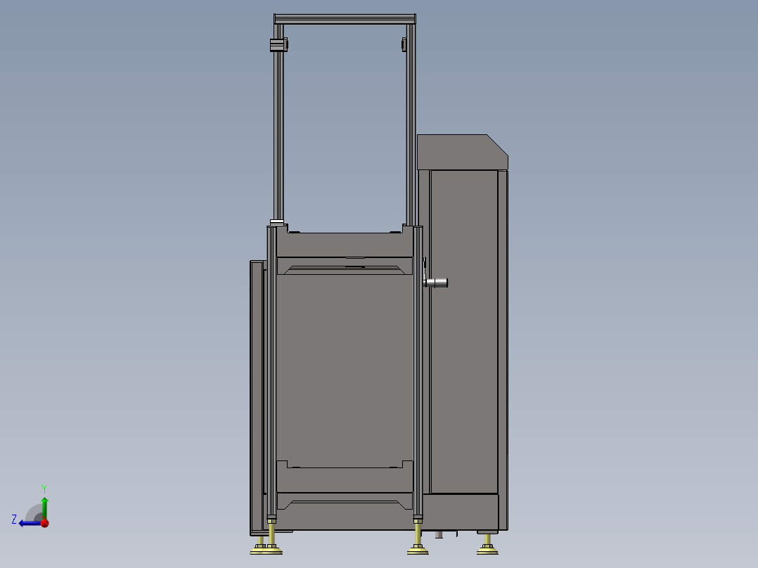 SMT上板机右视图