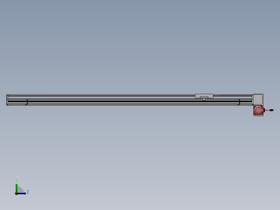 精密模组MT170-L125-1800-RD-M75-C4左视图