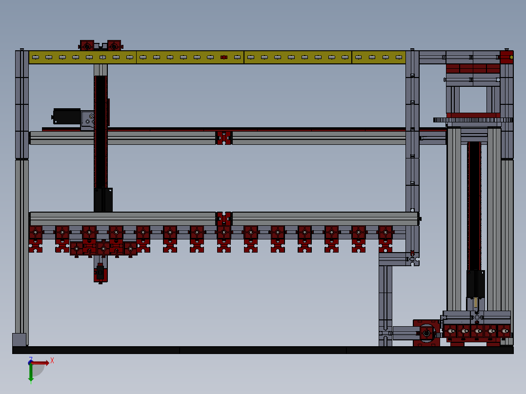 慧鱼乐高智能立体停车场前视图