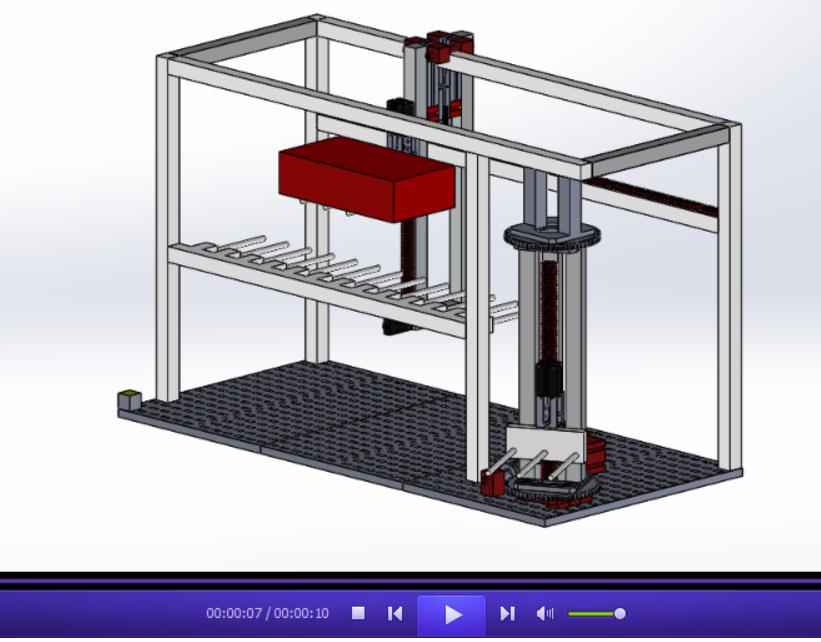慧鱼乐高智能立体停车场