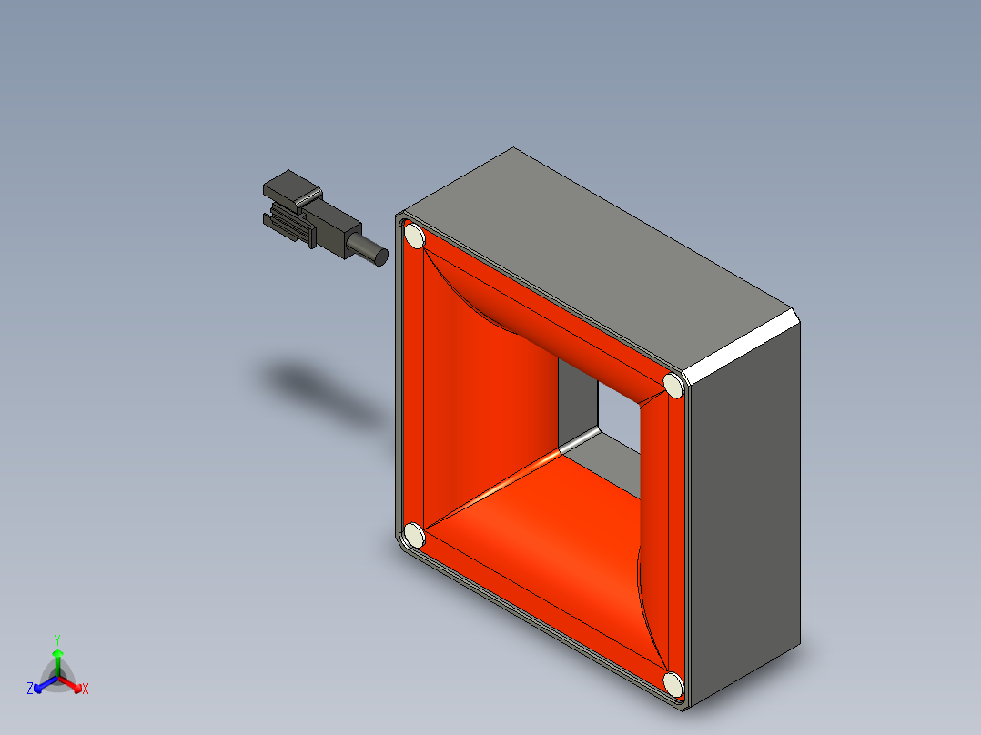 基恩士CA-DQR7M_kc图纸模型