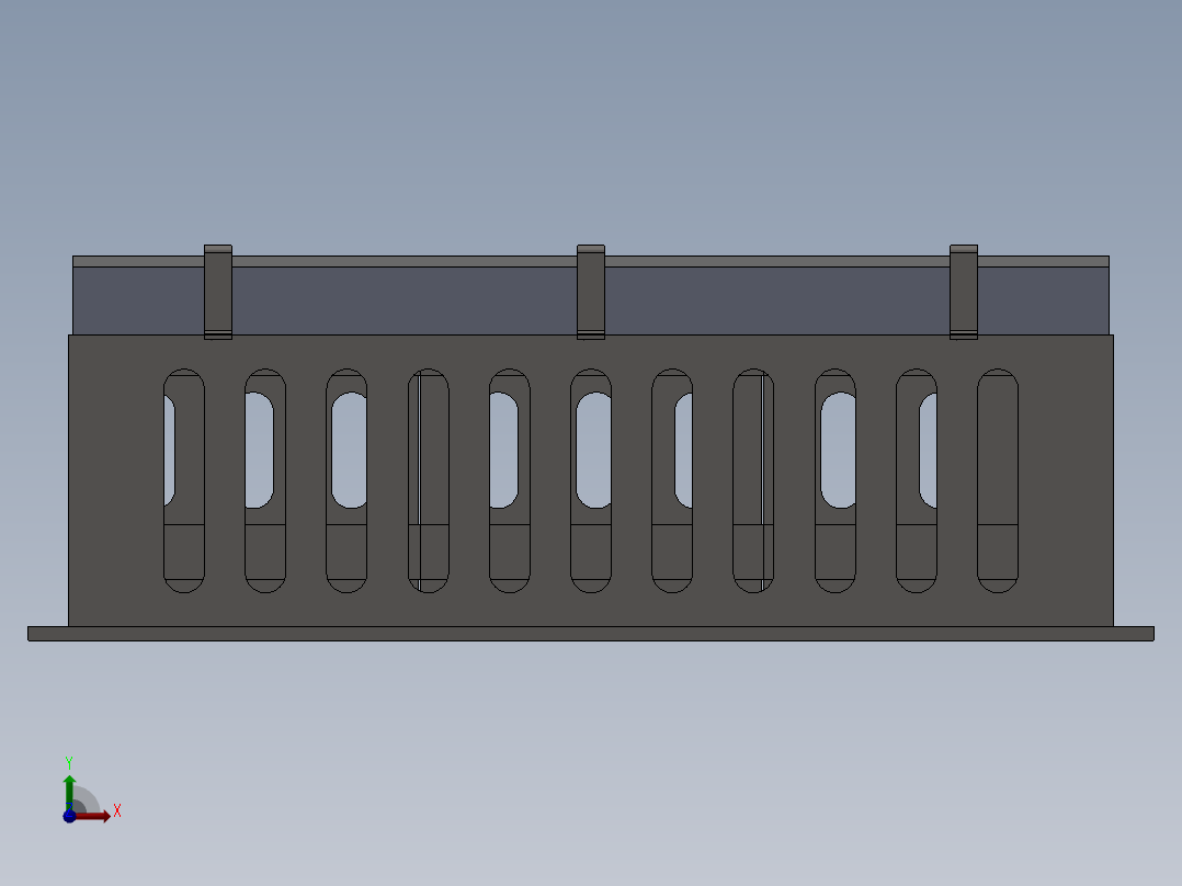 电动汽车车架及电池箱轻量化设计含三维图685439==400ku前视图