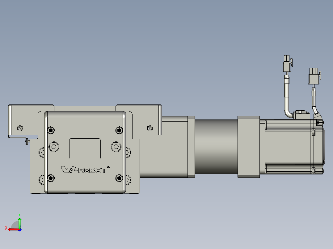 威洛博直线电机模组EB16-L208-S1200-R-ZP75-MS3-5K后视图