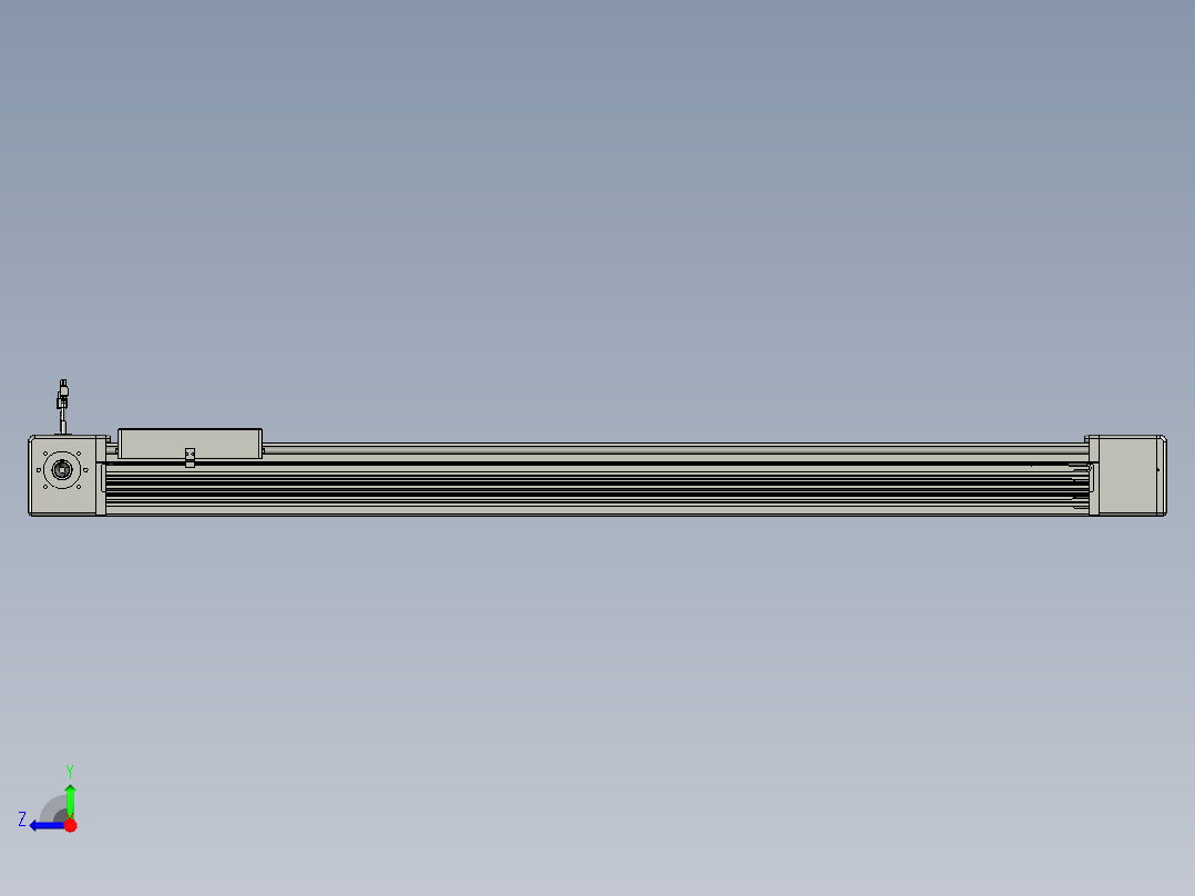 威洛博直线电机模组EB16-L208-S1200-R-ZP75-MS3-5K右视图