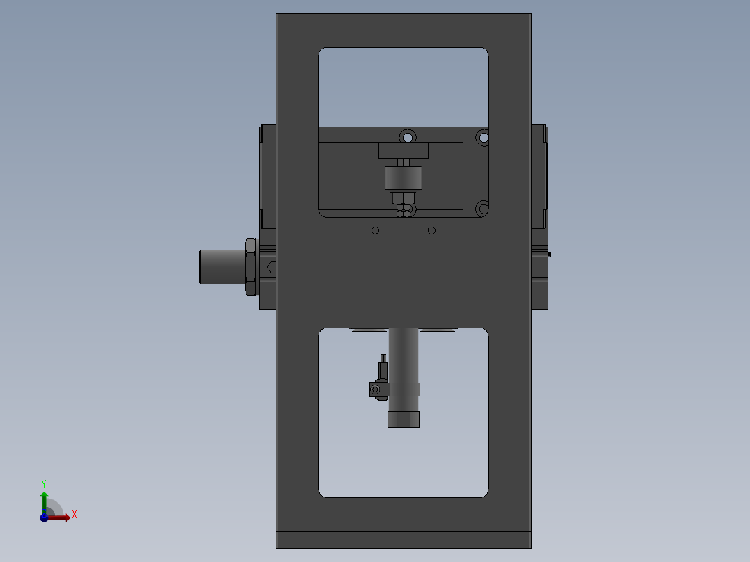气缸下料模组前视图