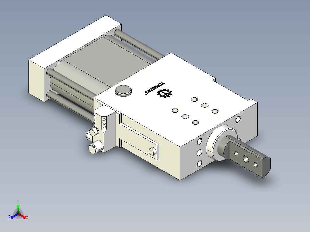 德克斯TUNKERS气缸数模SZK_63_1_A32_T12_TUENKERS正等轴测图