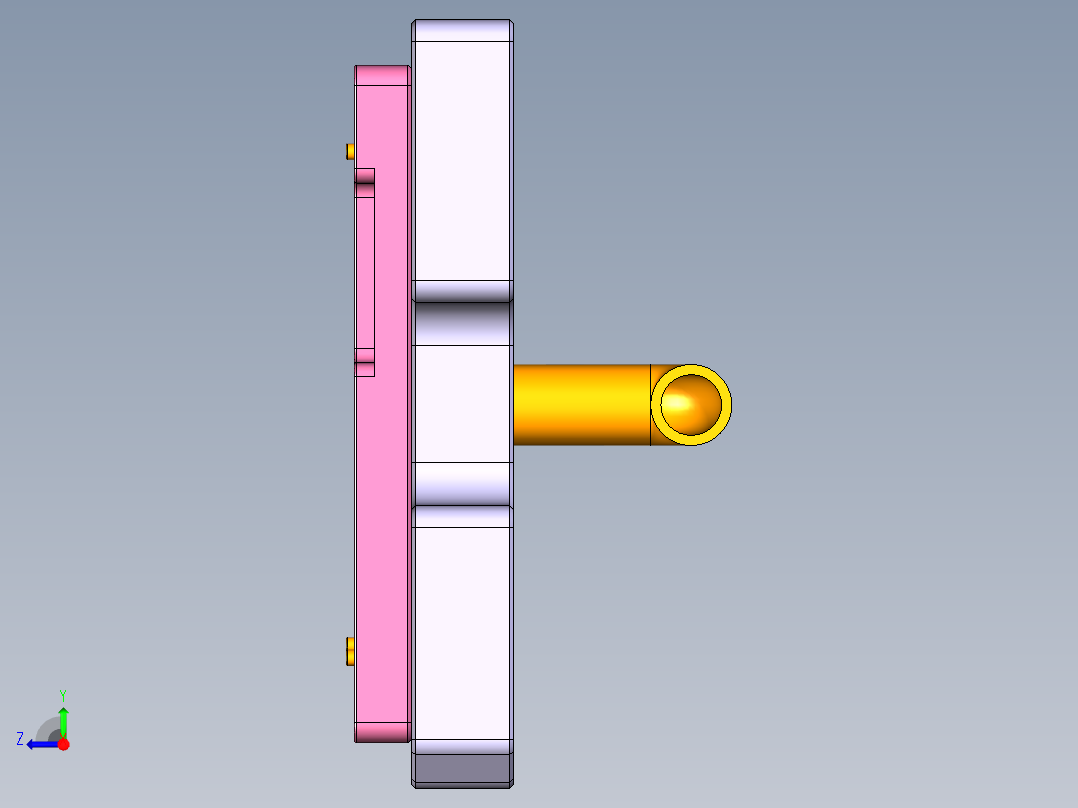 SIVA-DY-笔记本CNC工装夹具三维模型CNC2-161222右视图