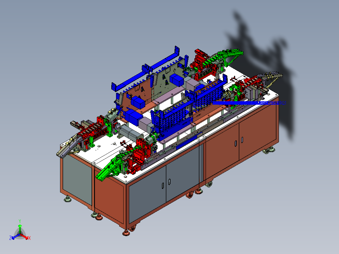 纽扣装袋输送机creo5.0.zip