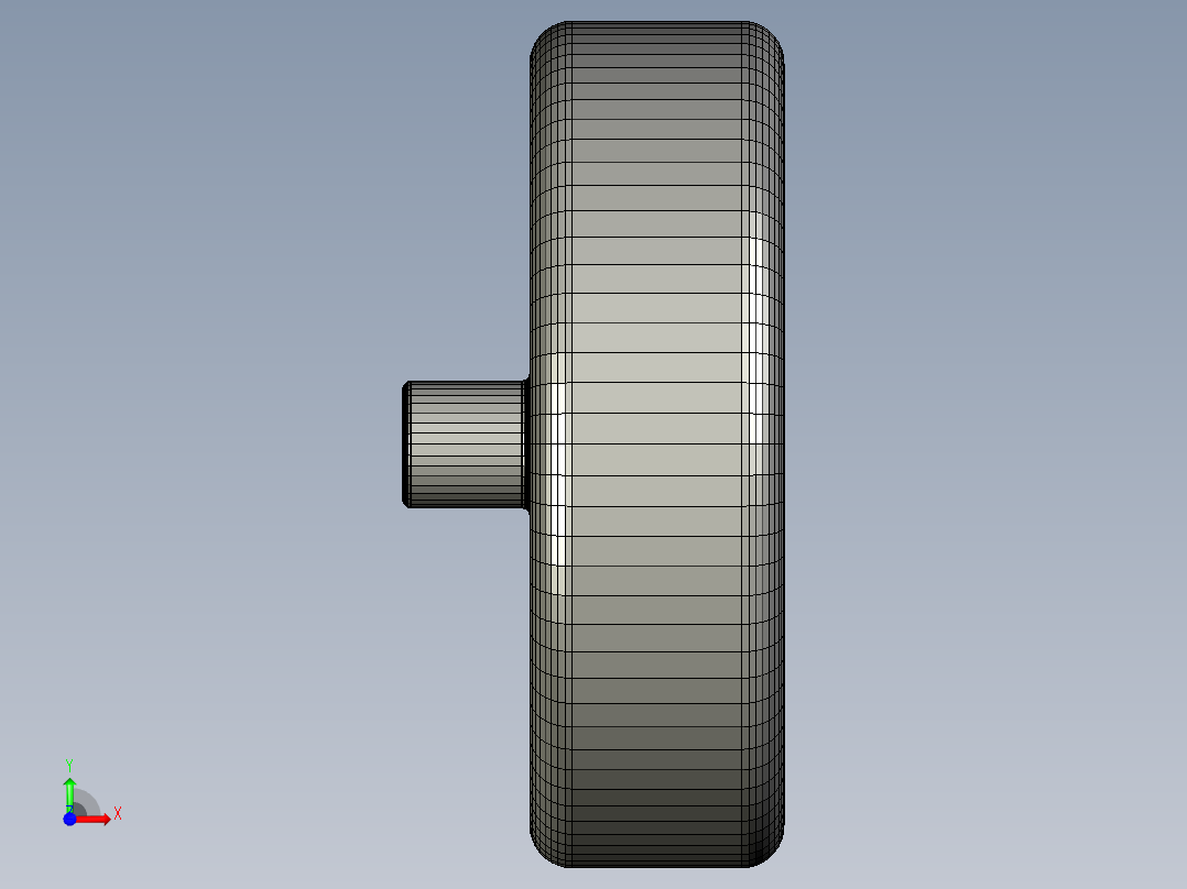 齿轮齿条转向机构前视图