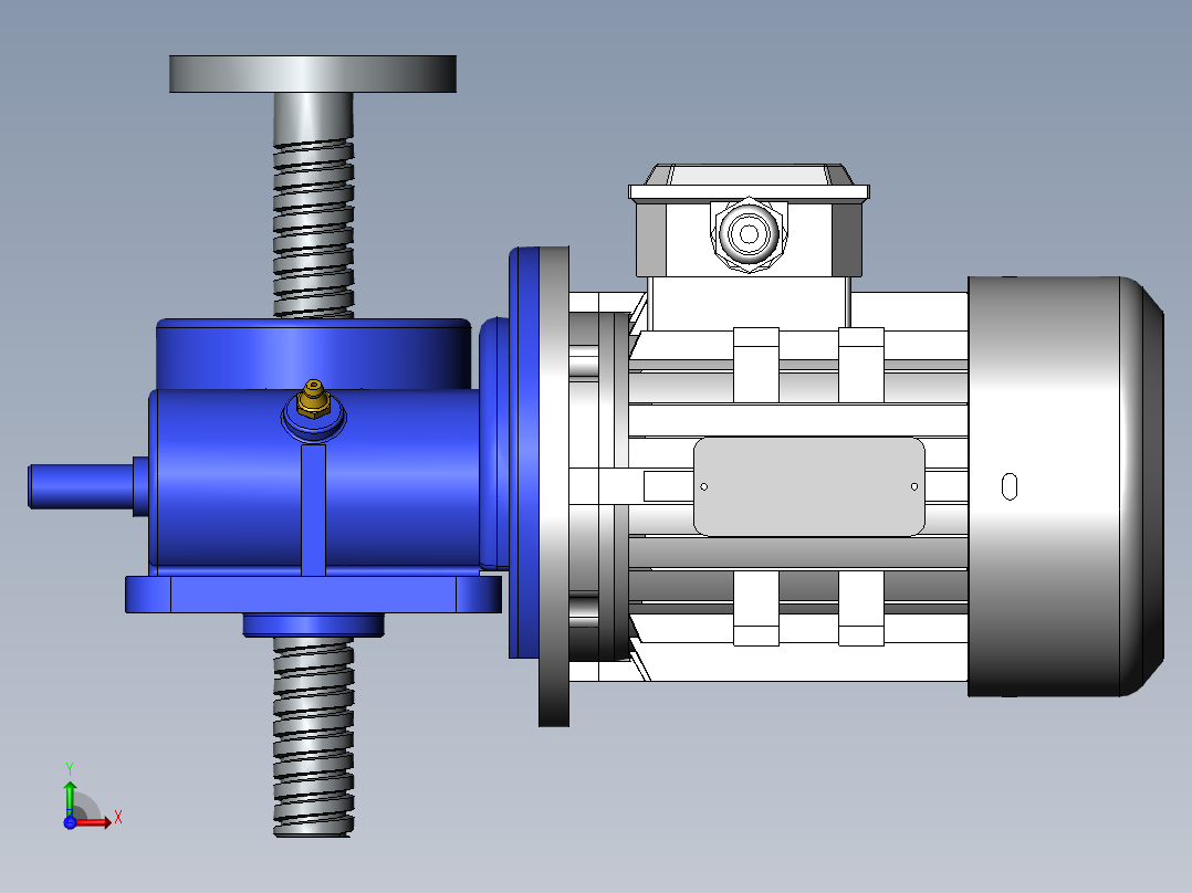 涡轮蜗杆升降器组件355981==40前视图