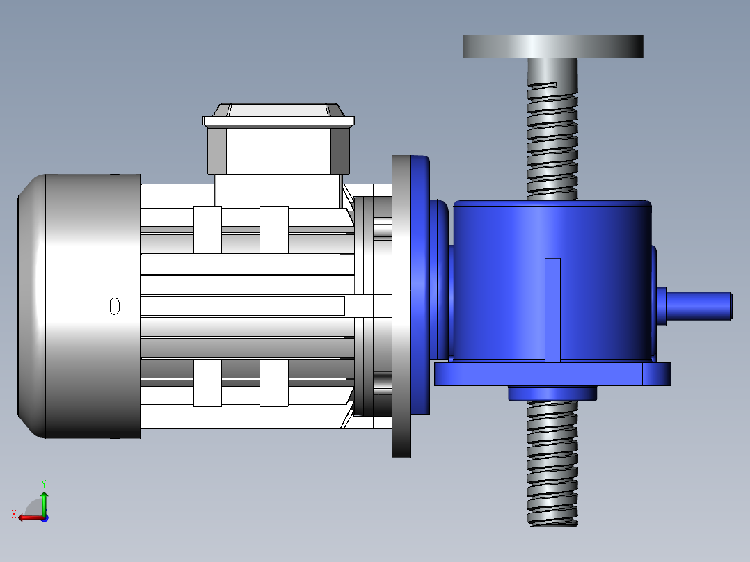 涡轮蜗杆升降器组件355981==40后视图