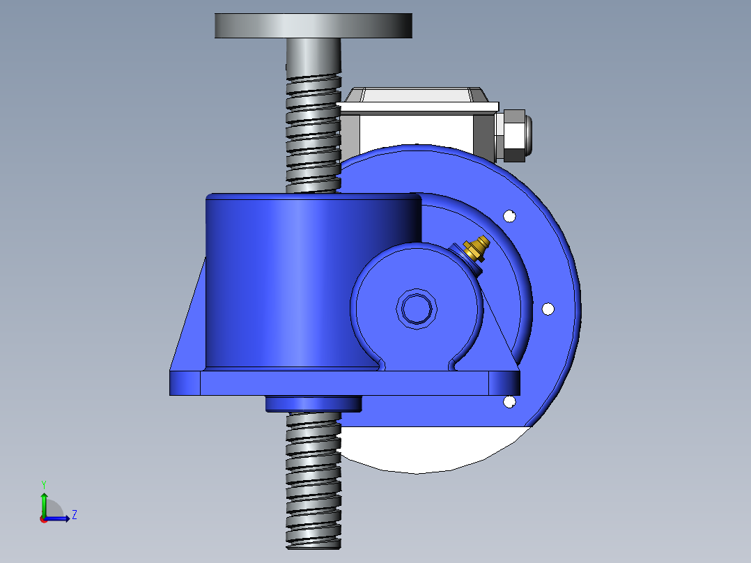 涡轮蜗杆升降器组件355981==40左视图