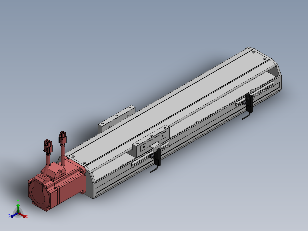精密模组MY120-T10-250L-BC-P20B-C4-C正等轴测图