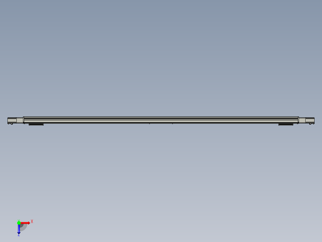 威洛博双电机滑台-VC14D2-S1250-BC-P40-C6俯视图