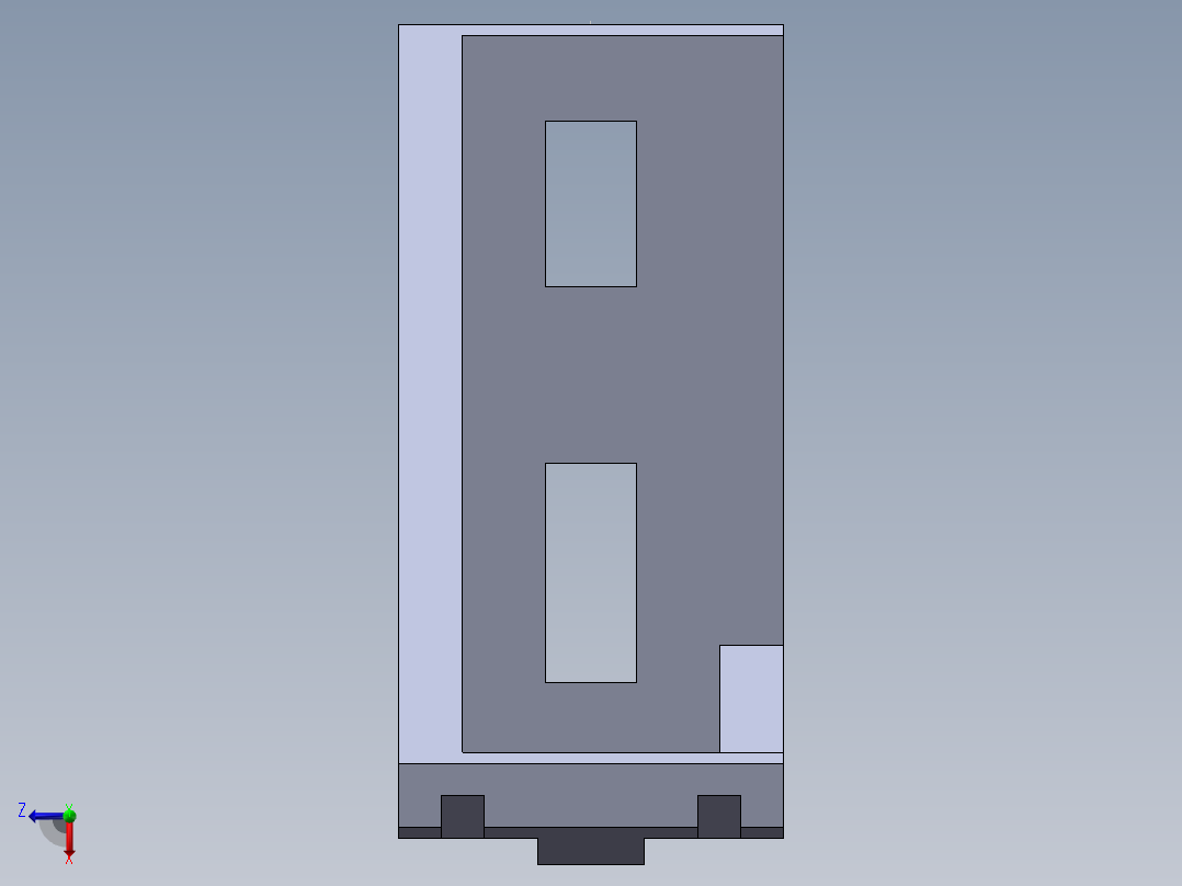铝型材及其附件3.21.40.4080.SLDPRT前视图