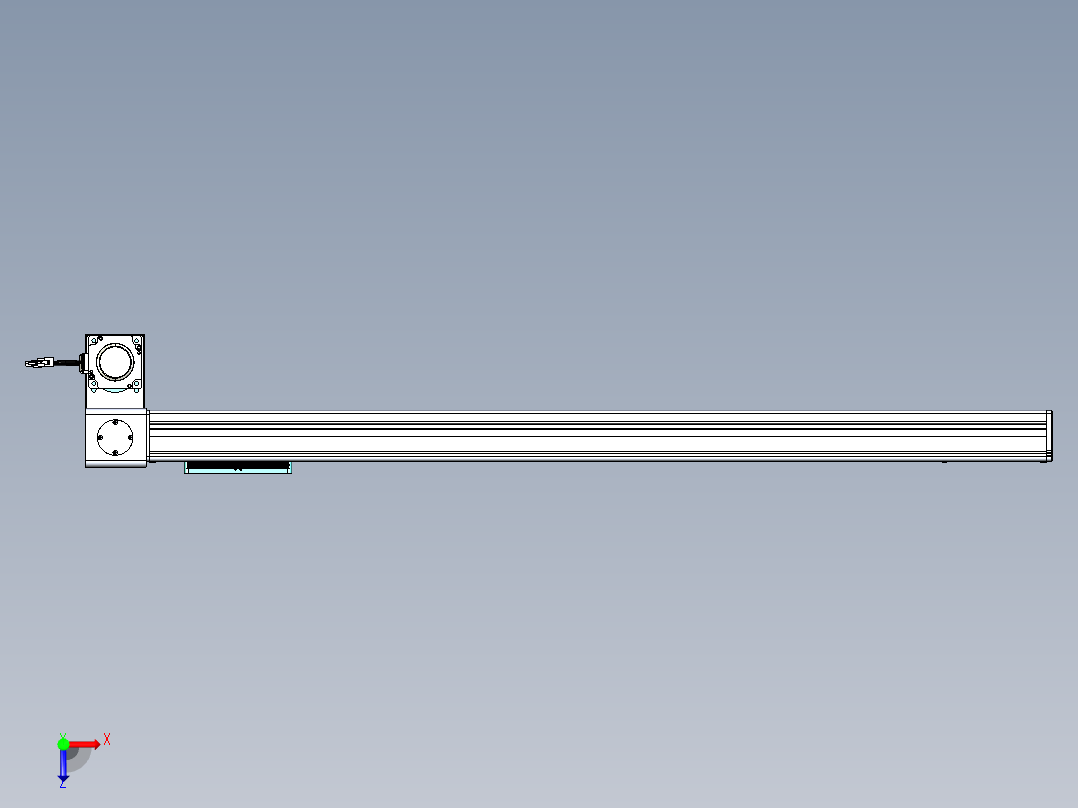威洛博VBC同步带传动一无尘环境VBC14-L45-S1050-BLD-ZP75-C3俯视图