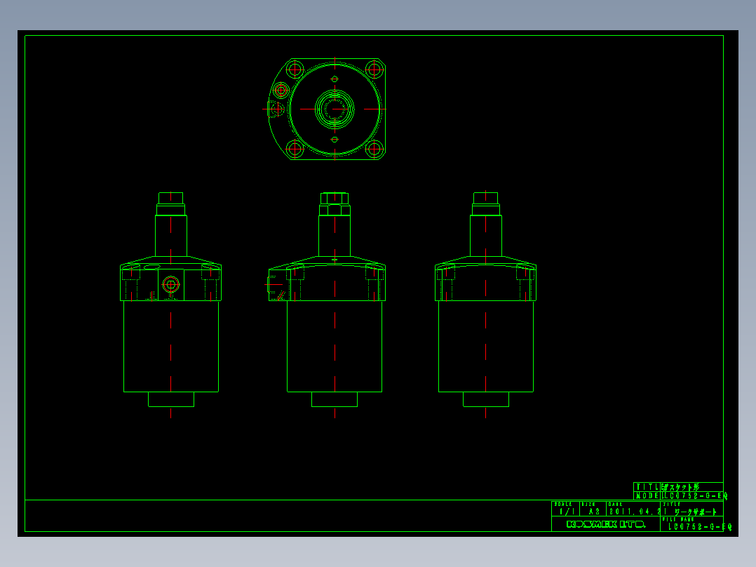 KOSMEKLC0752-G-EQ多系列多零件图纸模型多系列多零件图纸模型