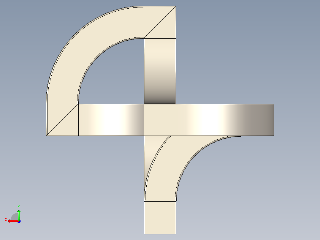 金属艺术后视图