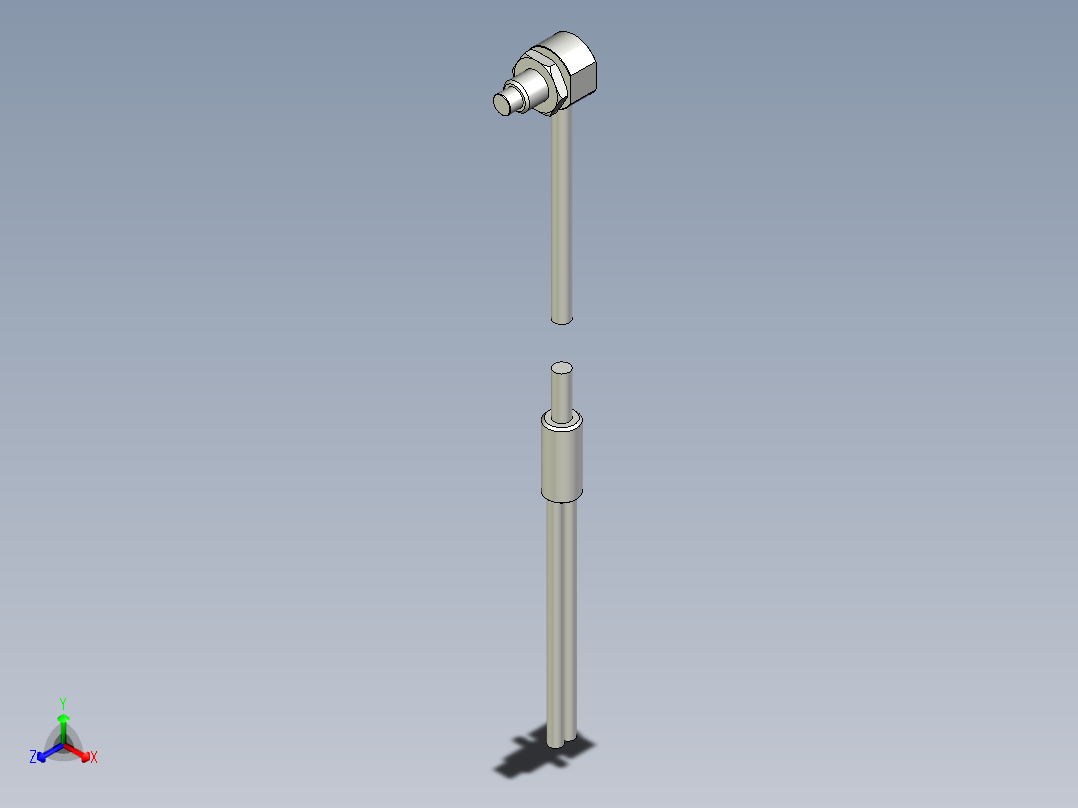 耐高温玻璃光纤_漫反射型FR-GWY620_3D