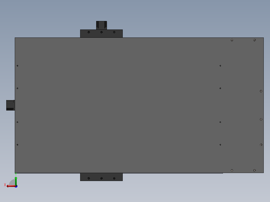 微型激光雕刻机后视图