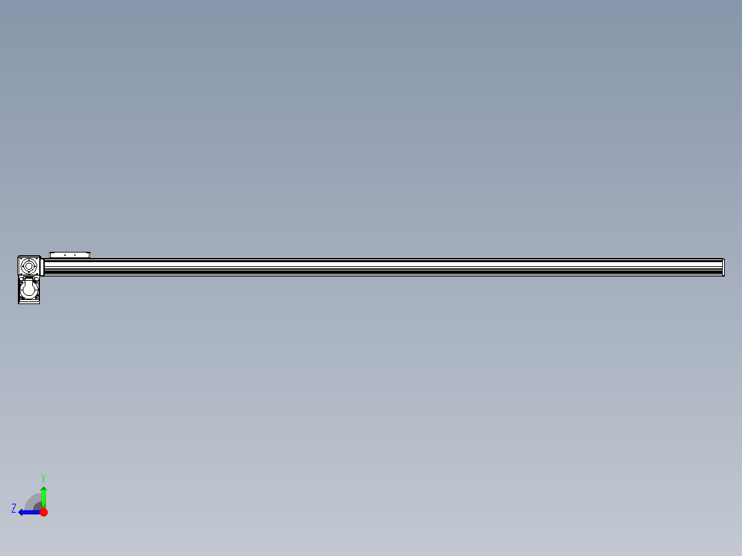 同步带全封闭直线模组TPA-HCB-105D-90-L1900-LP-C-P20-N3右视图