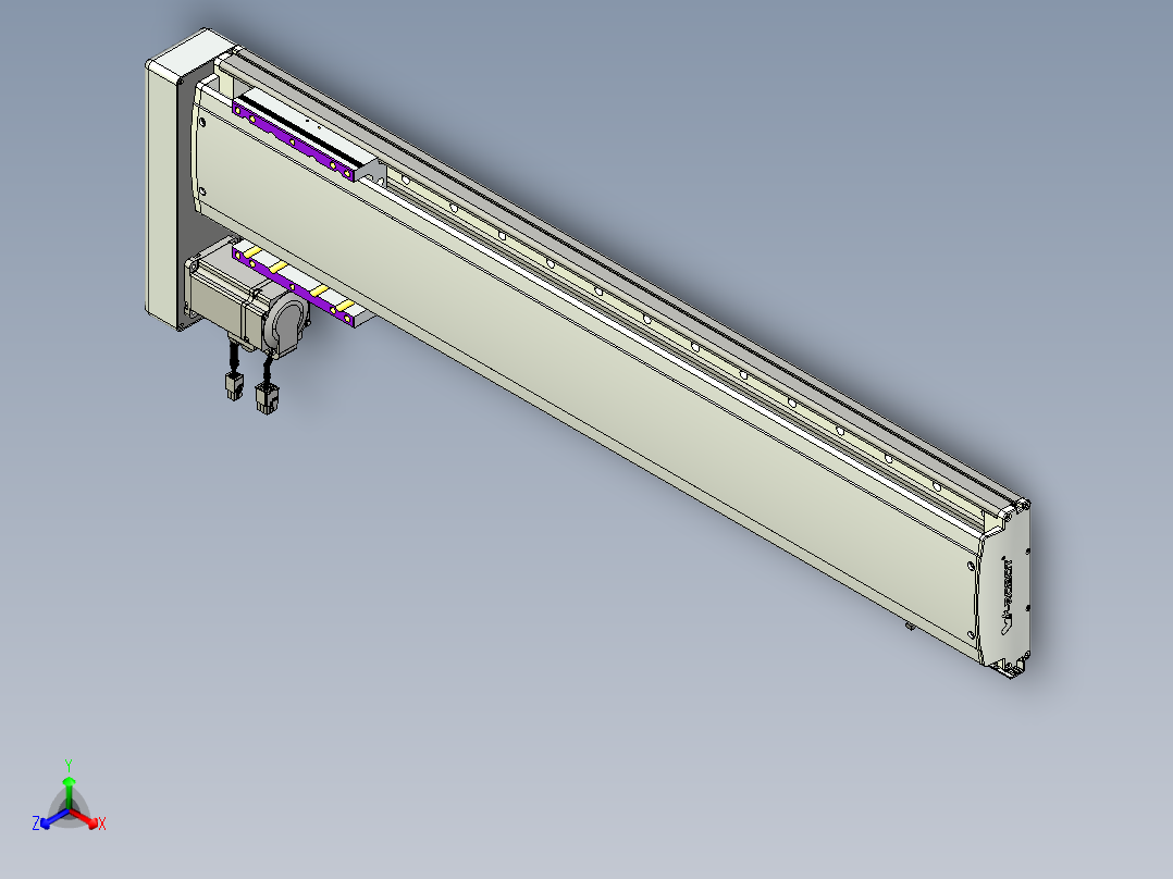 威洛博QF17-Lxx-C-S720-BL-ZP40-C3正等轴测图