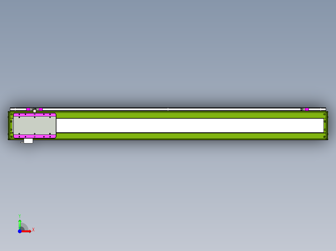 威洛博LC系列3d模型模组LC14S2Y-S1300前视图