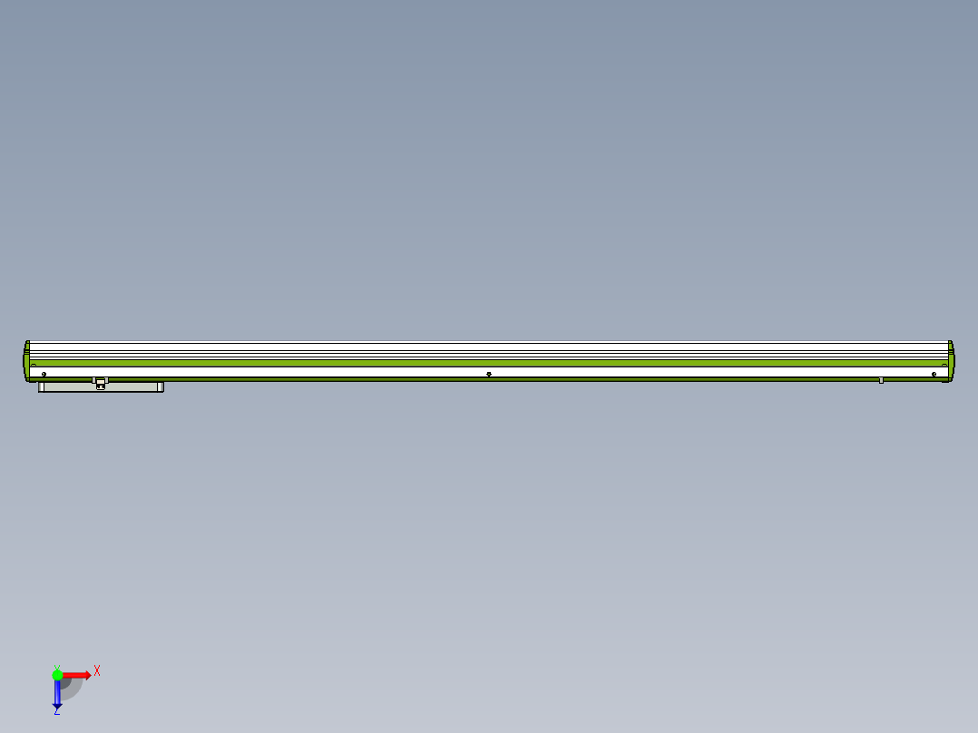 威洛博LC系列3d模型模组LC14S2Y-S1300俯视图