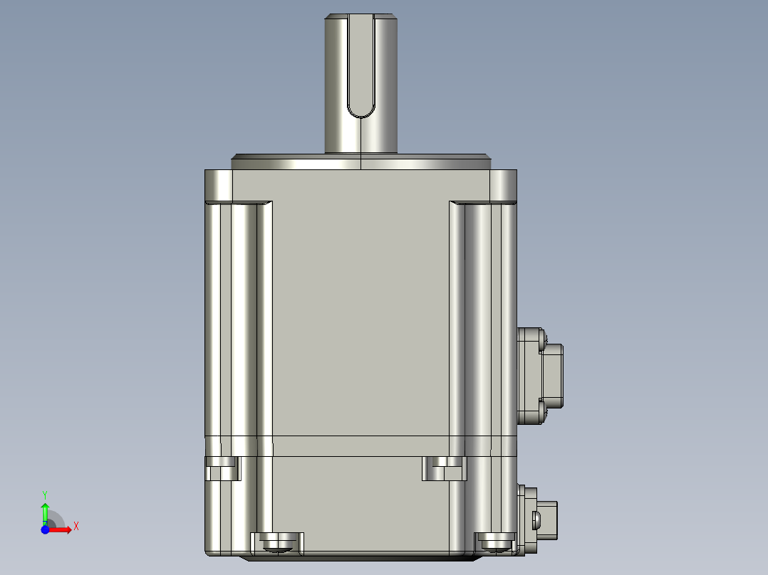 电机MS6H-60TH30B3-20P2.STEP前视图