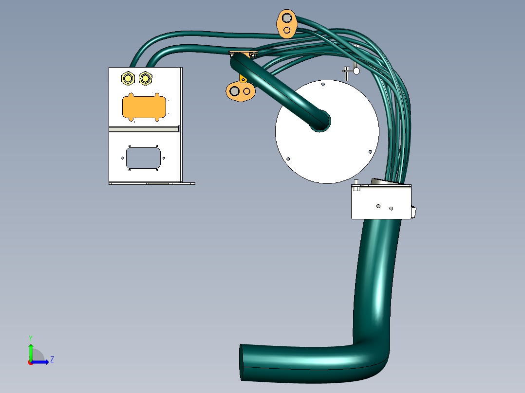ABB全系列机器人3-3D模型 (121)左视图