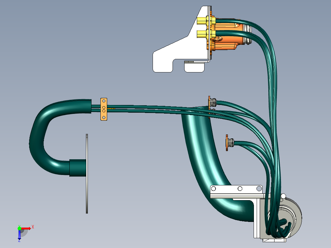 ABB全系列机器人3-3D模型 (121)俯视图